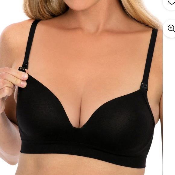 Women's Maternity Wirefree Lightly Lined Seamless Bra - Picture 3 of 4